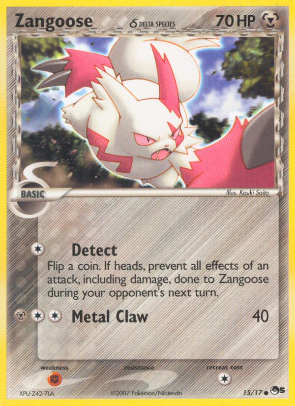 Zangoose (15/17) (Delta Species) [POP Series 5] | Shuffle n Cut Hobbies & Games