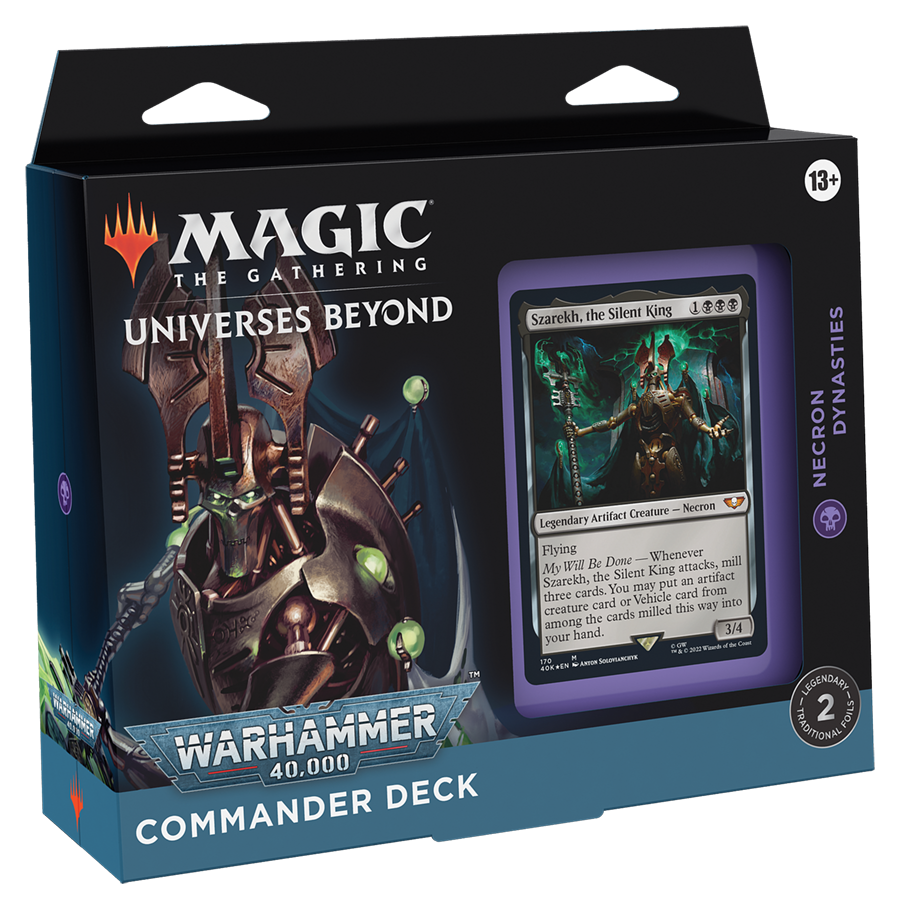 Warhammer 40,000 - Commander Deck (Necron Dynasties) | Shuffle n Cut Hobbies & Games