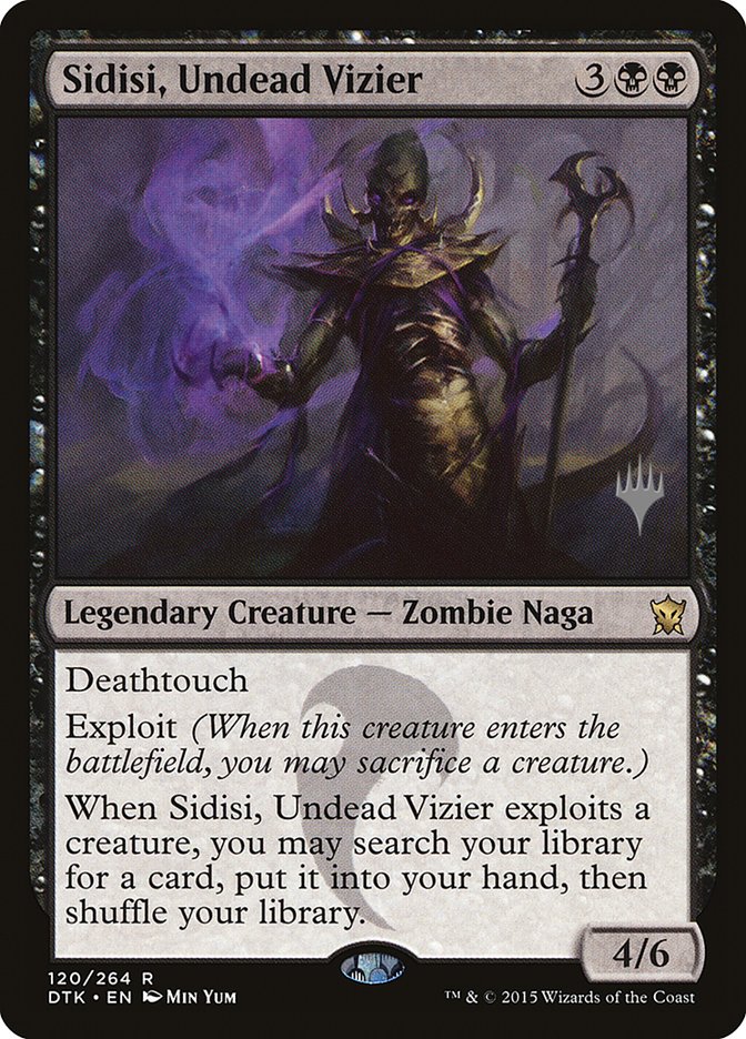 Sidisi, Undead Vizier (Promo Pack) [Dragons of Tarkir Promos] | Shuffle n Cut Hobbies & Games