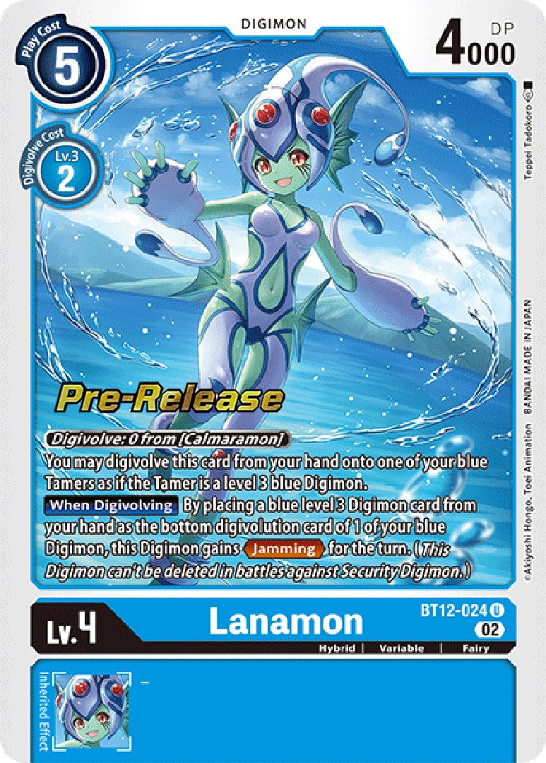 Lanamon [BT12-024] [Across Time Pre-Release Cards] | Shuffle n Cut Hobbies & Games