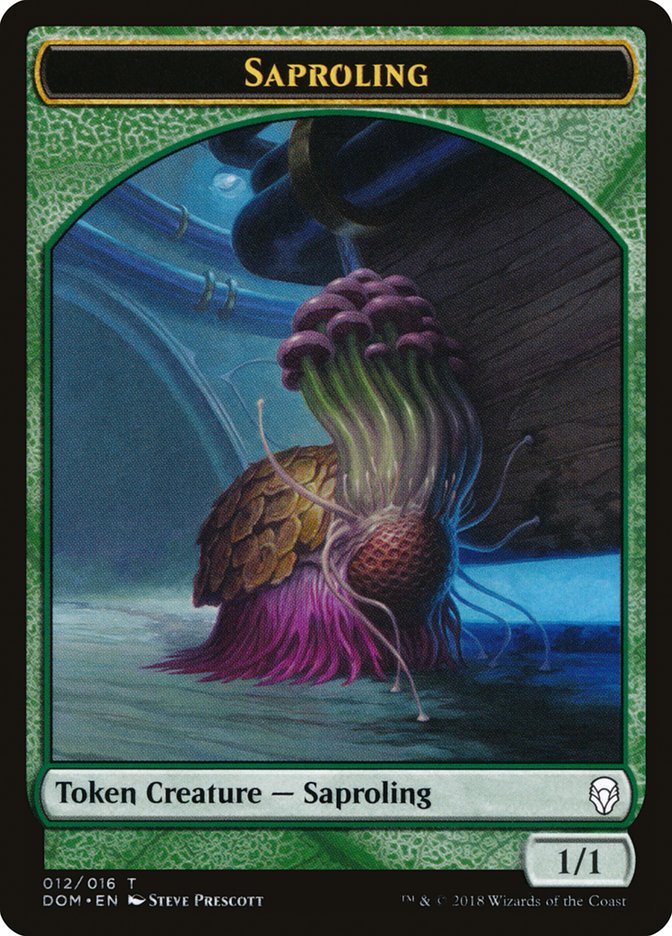 Saproling Token (012/016) [Dominaria Tokens] | Shuffle n Cut Hobbies & Games