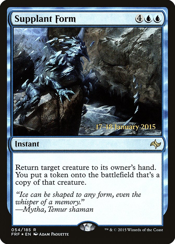 Supplant Form [Fate Reforged Prerelease Promos] | Shuffle n Cut Hobbies & Games