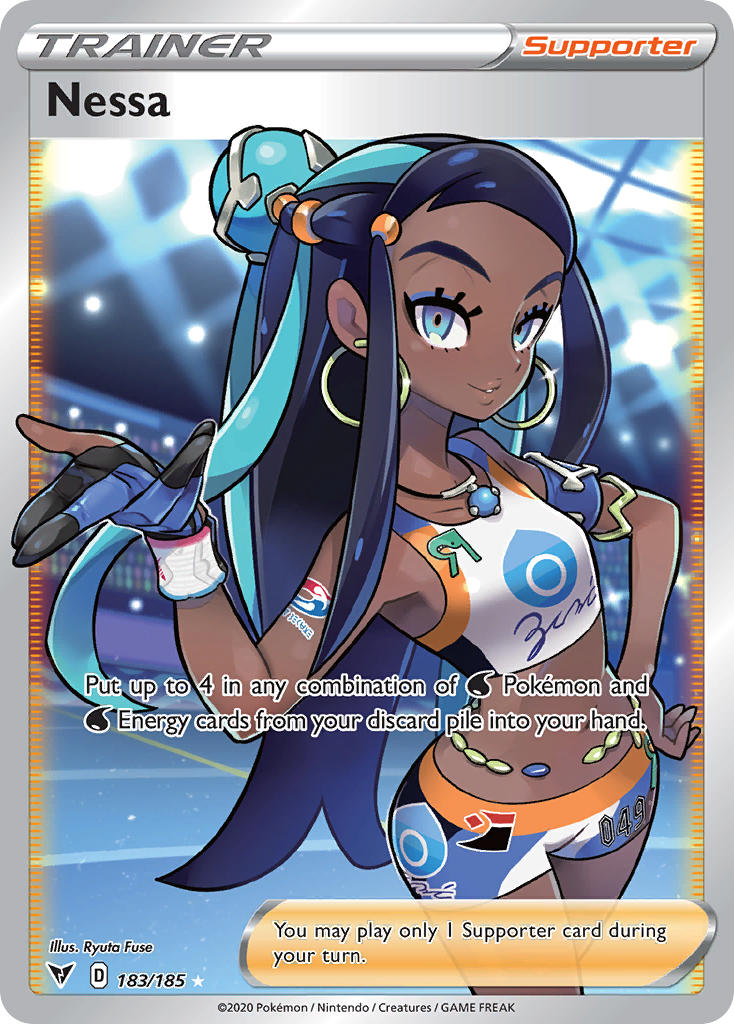 Nessa (183/185) [Sword & Shield: Vivid Voltage] | Shuffle n Cut Hobbies & Games