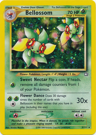 Bellossom (3/111) [Neo Genesis Unlimited] | Shuffle n Cut Hobbies & Games