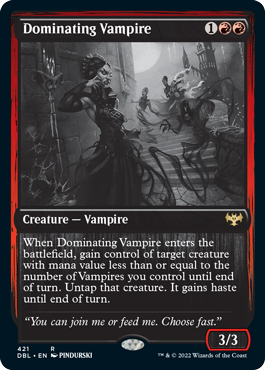 Dominating Vampire [Innistrad: Double Feature] | Shuffle n Cut Hobbies & Games