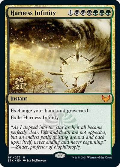 Harness Infinity [Strixhaven: School of Mages Prerelease Promos] | Shuffle n Cut Hobbies & Games