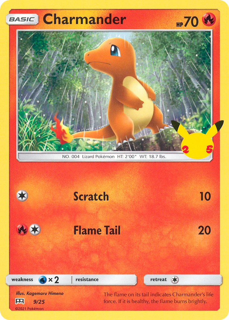 Charmander (9/25) [McDonald's 25th Anniversary] | Shuffle n Cut Hobbies & Games