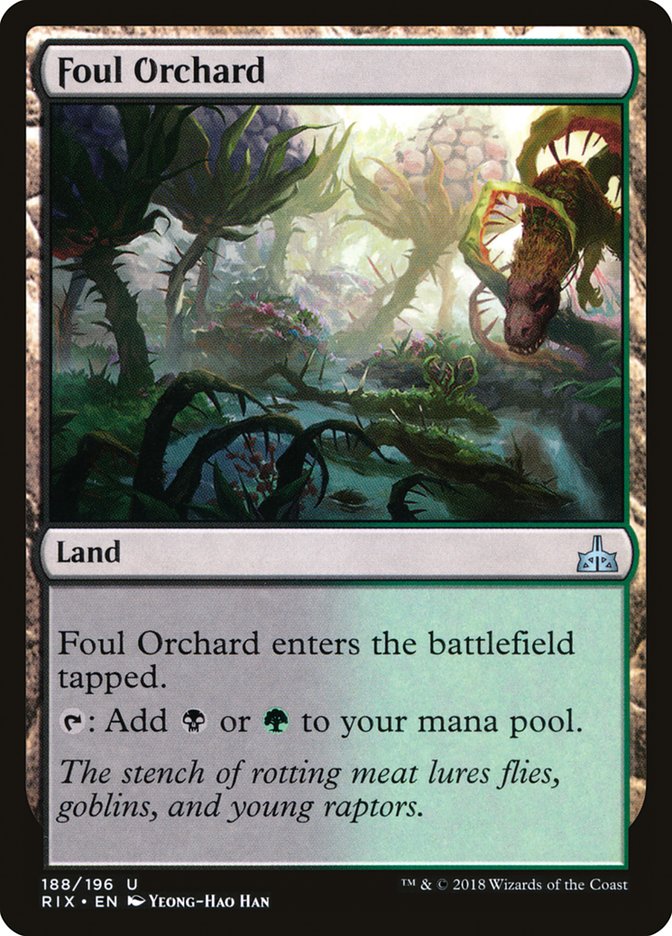 Foul Orchard [Rivals of Ixalan] | Shuffle n Cut Hobbies & Games