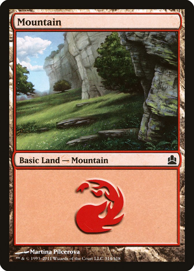 Mountain (314) [Commander 2011] | Shuffle n Cut Hobbies & Games