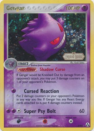 Gengar (5/92) (Stamped) [EX: Legend Maker] | Shuffle n Cut Hobbies & Games