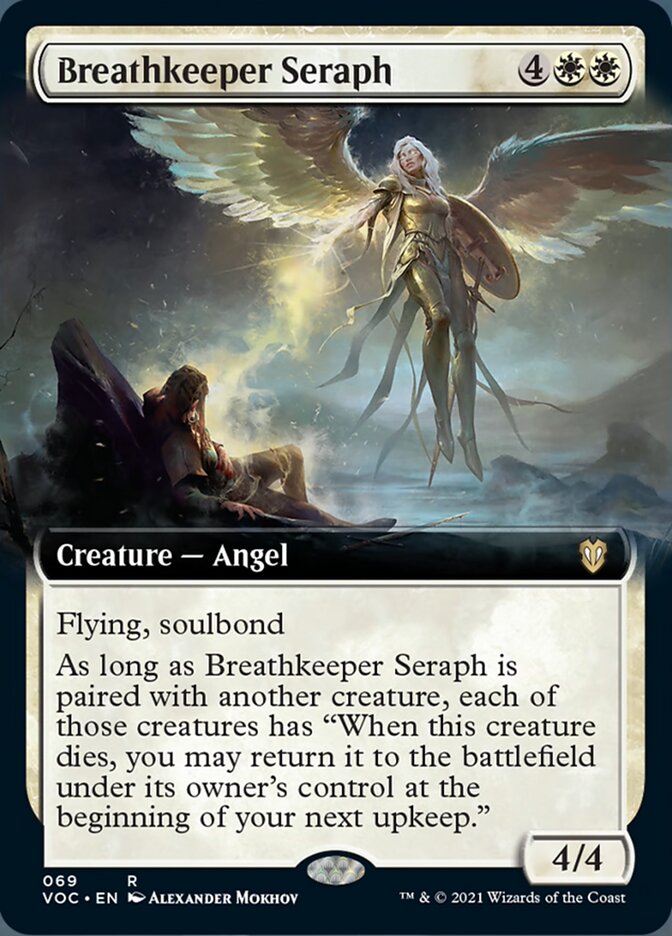 Breathkeeper Seraph (Extended Art) [Innistrad: Crimson Vow Commander] | Shuffle n Cut Hobbies & Games