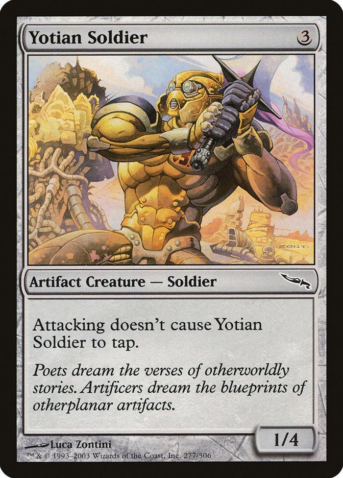 Yotian Soldier [Mirrodin] | Shuffle n Cut Hobbies & Games