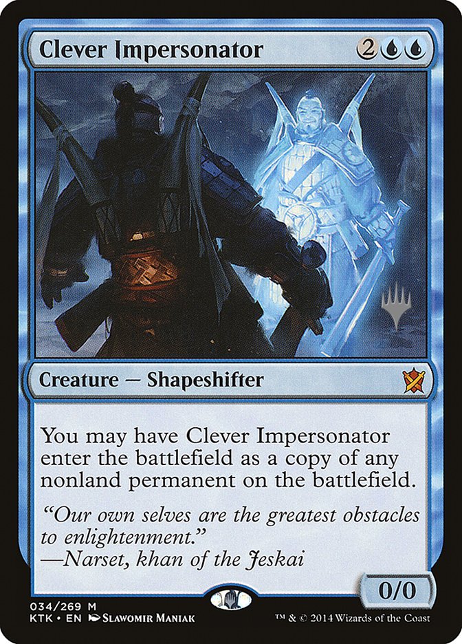 Clever Impersonator (Promo Pack) [Khans of Tarkir Promos] | Shuffle n Cut Hobbies & Games