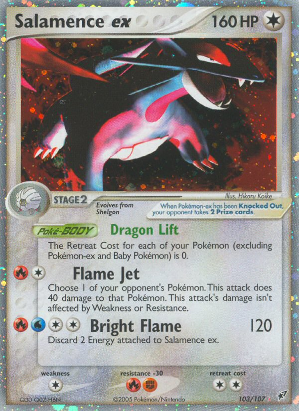 Salamence ex (103/107) [EX: Deoxys] | Shuffle n Cut Hobbies & Games