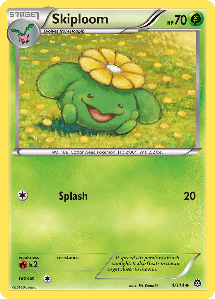 Skiploom (4/114) [XY: Steam Siege] | Shuffle n Cut Hobbies & Games