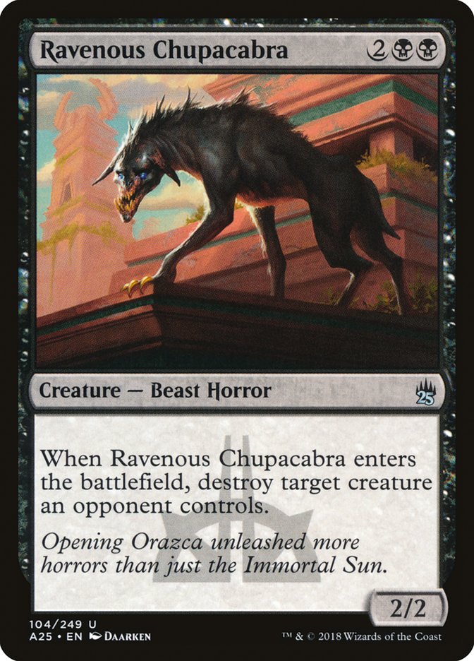 Ravenous Chupacabra [Masters 25] | Shuffle n Cut Hobbies & Games