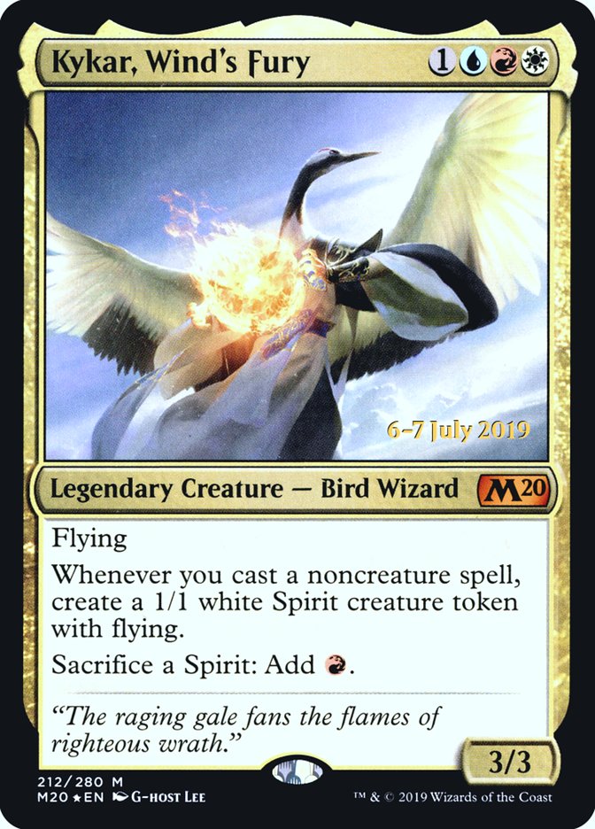 Kykar, Wind's Fury [Core Set 2020 Prerelease Promos] | Shuffle n Cut Hobbies & Games