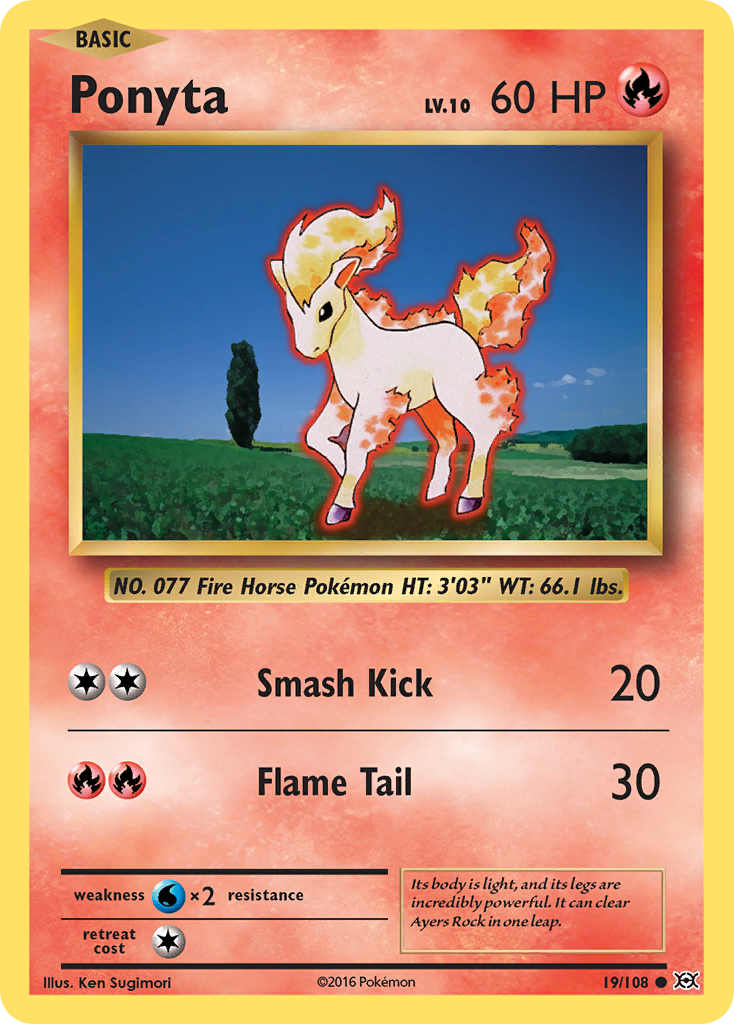 Ponyta (19/108) [XY: Evolutions] | Shuffle n Cut Hobbies & Games