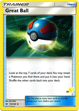 Great Ball (119/149) (Pikachu Stamp #29) [Battle Academy 2020] | Shuffle n Cut Hobbies & Games