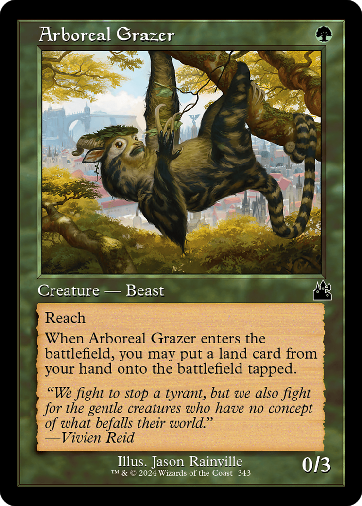 Arboreal Grazer (Retro Frame) [Ravnica Remastered] | Shuffle n Cut Hobbies & Games