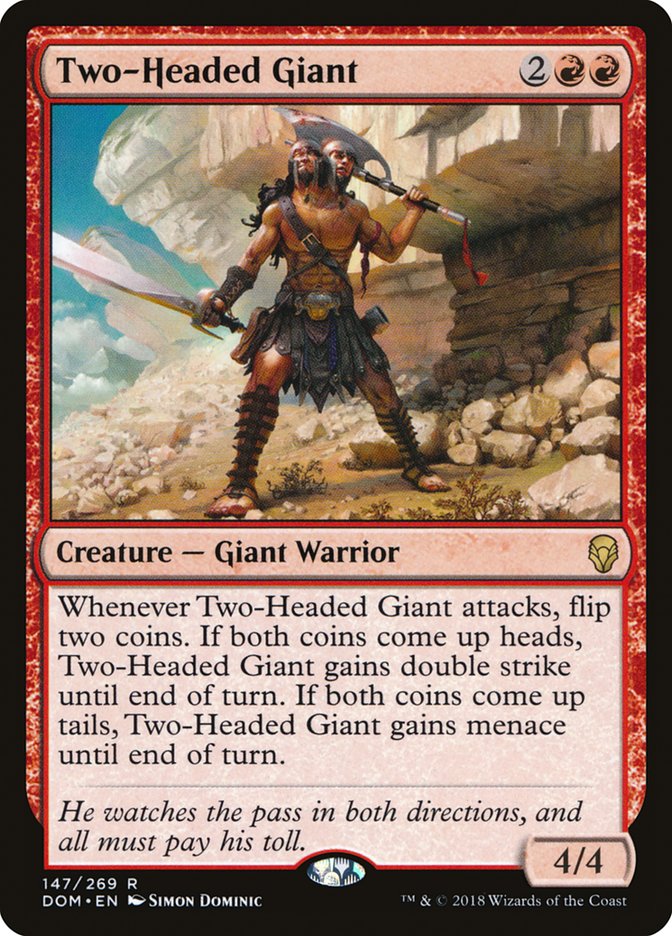 Two-Headed Giant [Dominaria] | Shuffle n Cut Hobbies & Games