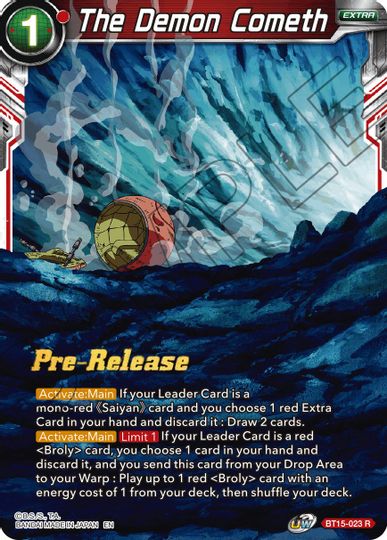 The Demon Cometh (BT15-023) [Saiyan Showdown Prerelease Promos] | Shuffle n Cut Hobbies & Games