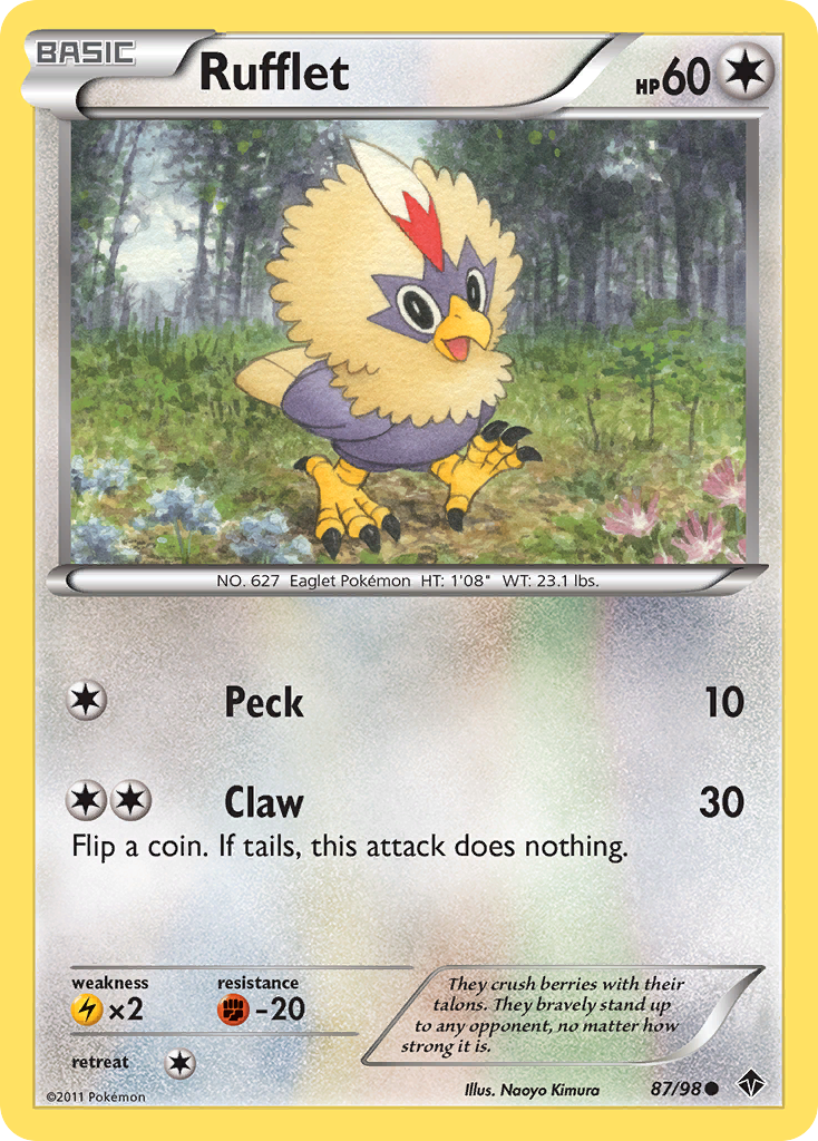 Rufflet (87/98) [Black & White: Emerging Powers] | Shuffle n Cut Hobbies & Games