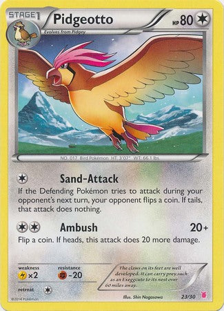 Pidgeotto (23/30) [XY: Trainer Kit 1 - Wigglytuff] | Shuffle n Cut Hobbies & Games