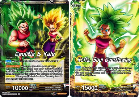 Caulifla & Kale // Kefla, Soul Overflowing [BT7-075] | Shuffle n Cut Hobbies & Games