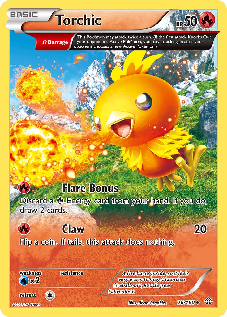 Torchic (26/160) [XY: Primal Clash] | Shuffle n Cut Hobbies & Games