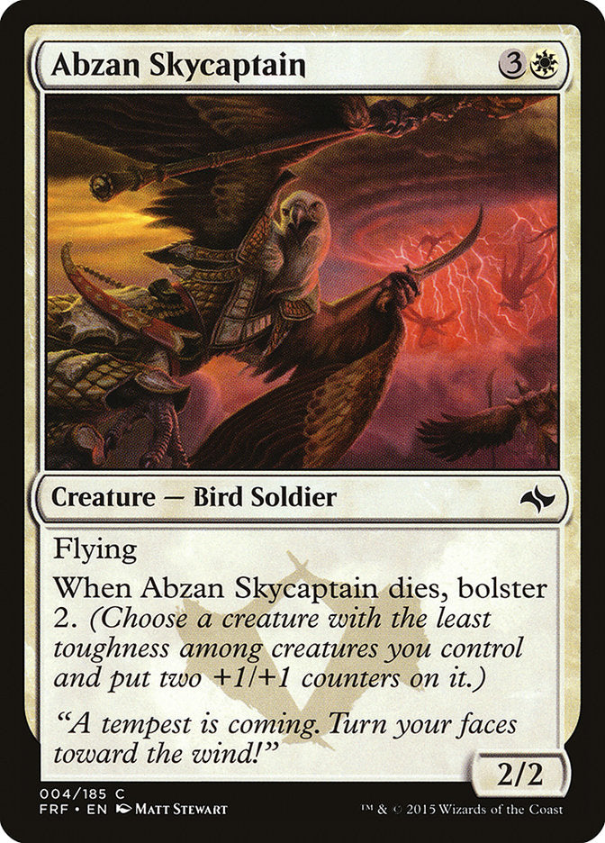 Abzan Skycaptain [Fate Reforged] | Shuffle n Cut Hobbies & Games