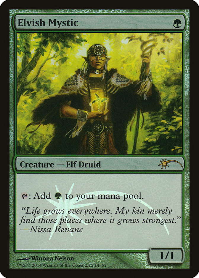 Elvish Mystic [Friday Night Magic 2014] | Shuffle n Cut Hobbies & Games