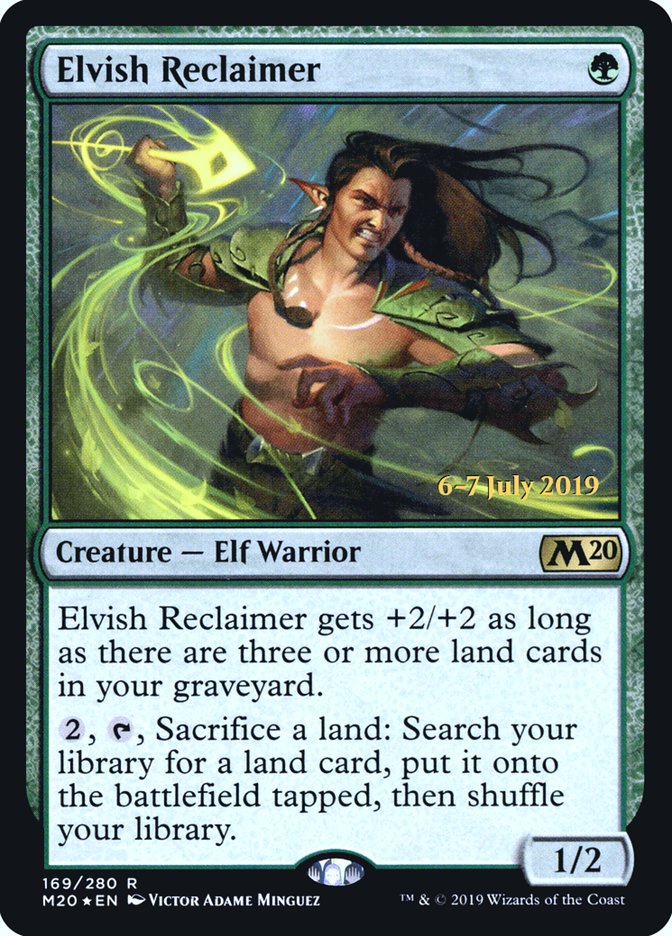 Elvish Reclaimer [Core Set 2020 Prerelease Promos] | Shuffle n Cut Hobbies & Games