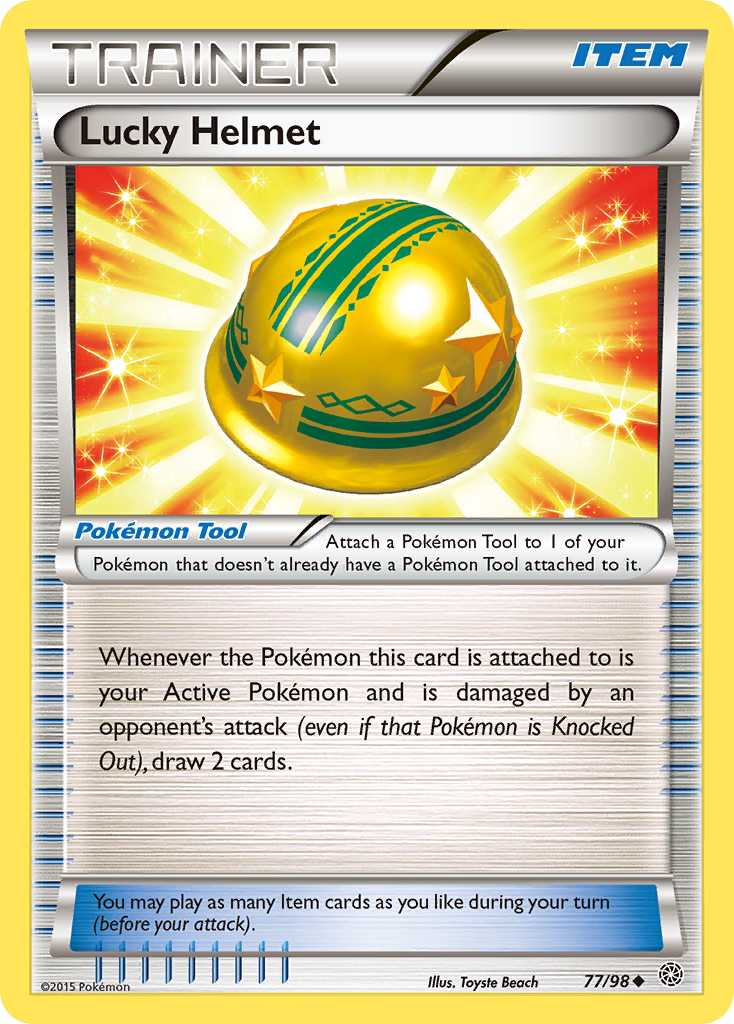 Lucky Helmet (77/98) [XY: Ancient Origins] | Shuffle n Cut Hobbies & Games