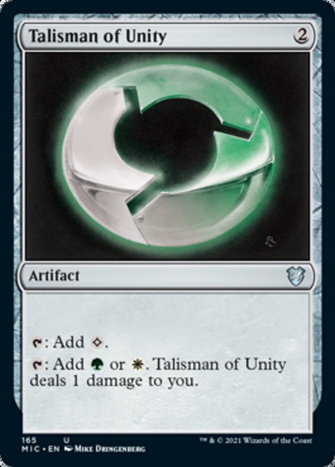 Talisman of Unity [Innistrad: Midnight Hunt Commander] | Shuffle n Cut Hobbies & Games