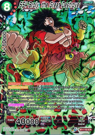 SS4 Broly, the Great Destroyer [BT11-152] | Shuffle n Cut Hobbies & Games