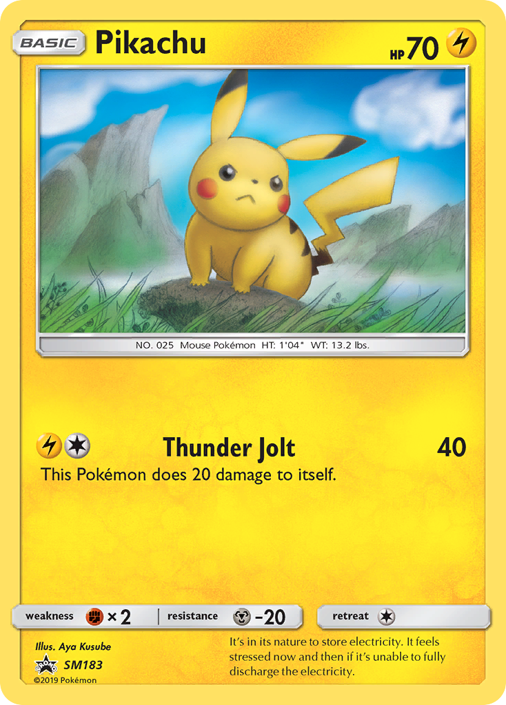 Pikachu (SM183) [Sun & Moon: Black Star Promos] | Shuffle n Cut Hobbies & Games