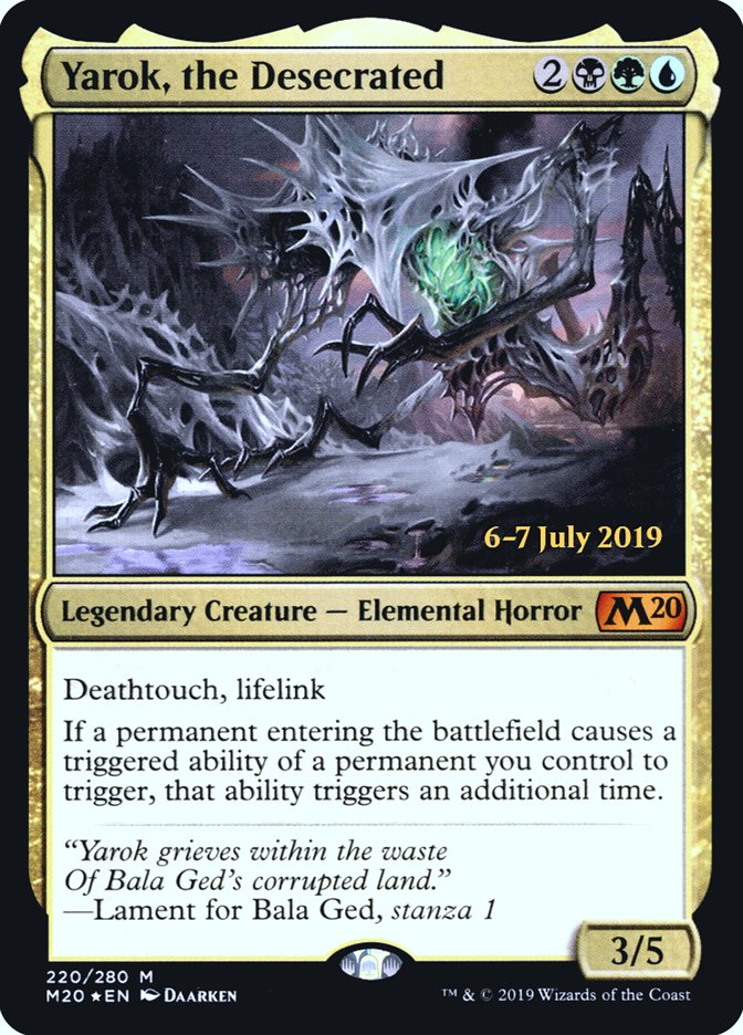 Yarok, the Desecrated [Core Set 2020 Prerelease Promos] | Shuffle n Cut Hobbies & Games