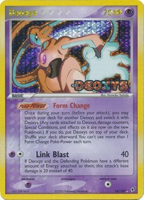 Deoxys (16/107) (Stamped) [EX: Deoxys] | Shuffle n Cut Hobbies & Games