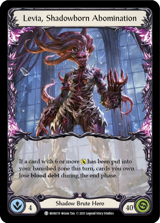 Levia, Shadowborn Abomination // Levia [MON119 // MON120] 1st Edition Normal | Shuffle n Cut Hobbies & Games