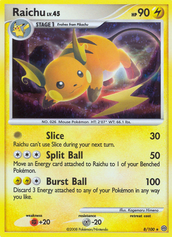 Raichu (8/100) [Diamond & Pearl: Stormfront] | Shuffle n Cut Hobbies & Games