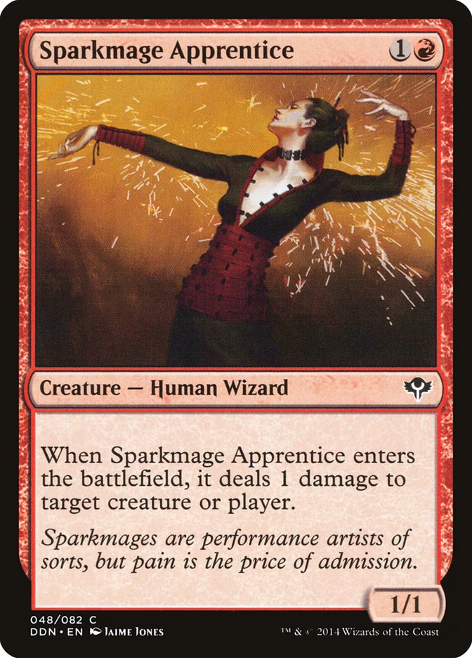 Sparkmage Apprentice [Duel Decks: Speed vs. Cunning] | Shuffle n Cut Hobbies & Games