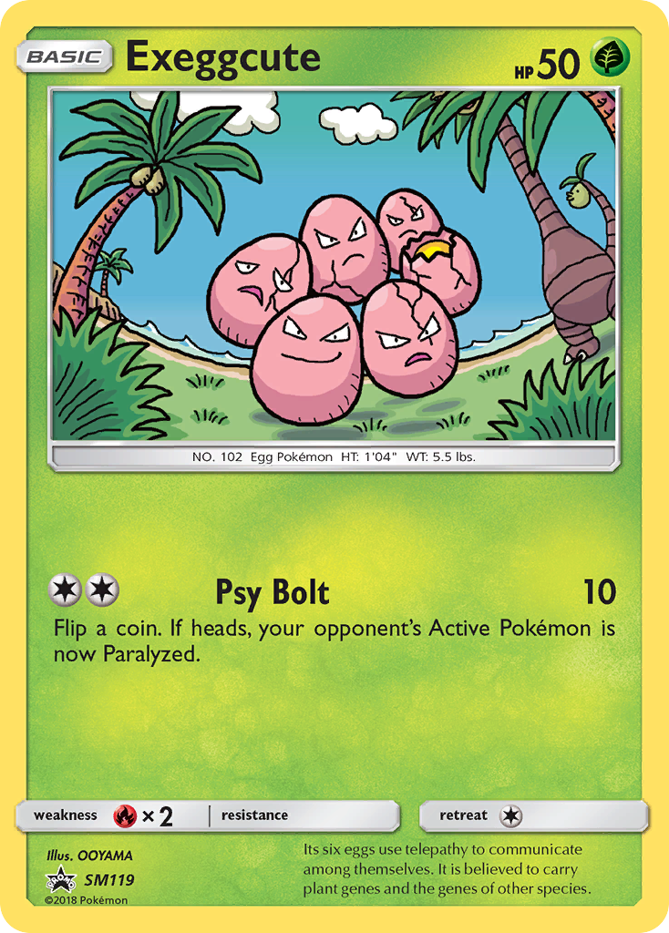 Exeggcute (SM119) [Sun & Moon: Black Star Promos] | Shuffle n Cut Hobbies & Games