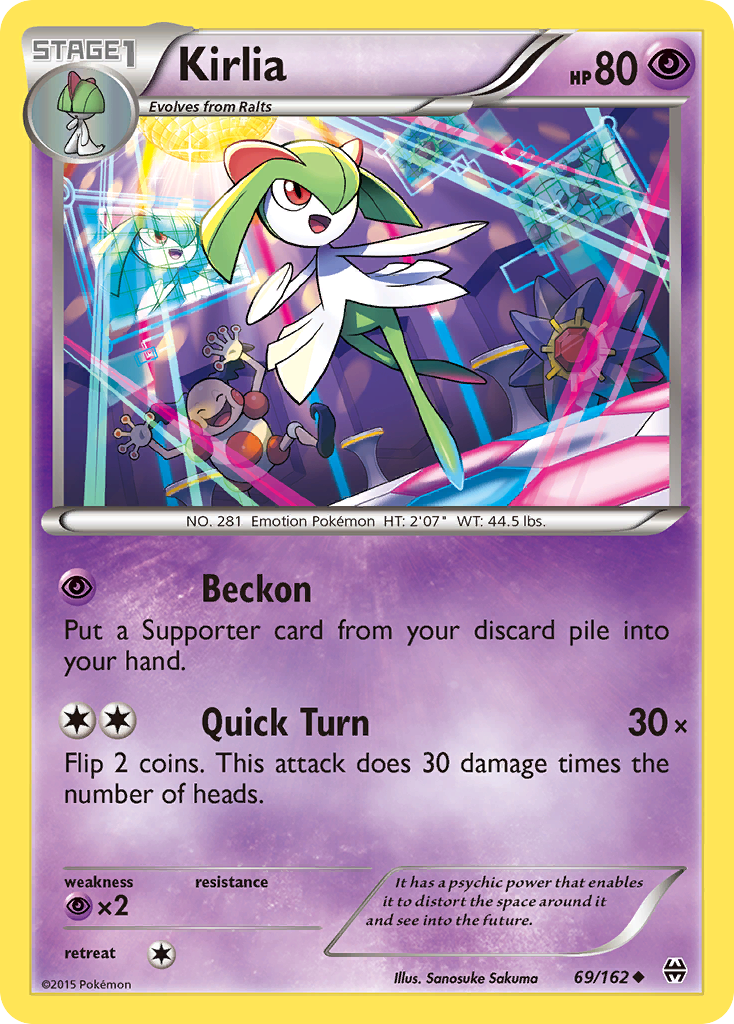 Kirlia (69/162) [XY: BREAKthrough] | Shuffle n Cut Hobbies & Games