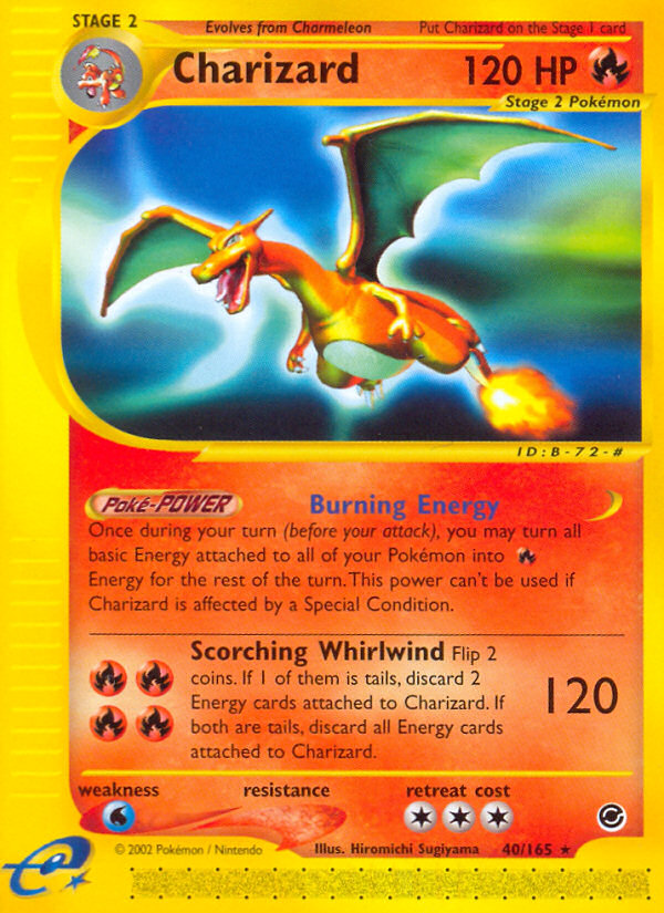 Charizard (40/165) [Expedition: Base Set] | Shuffle n Cut Hobbies & Games