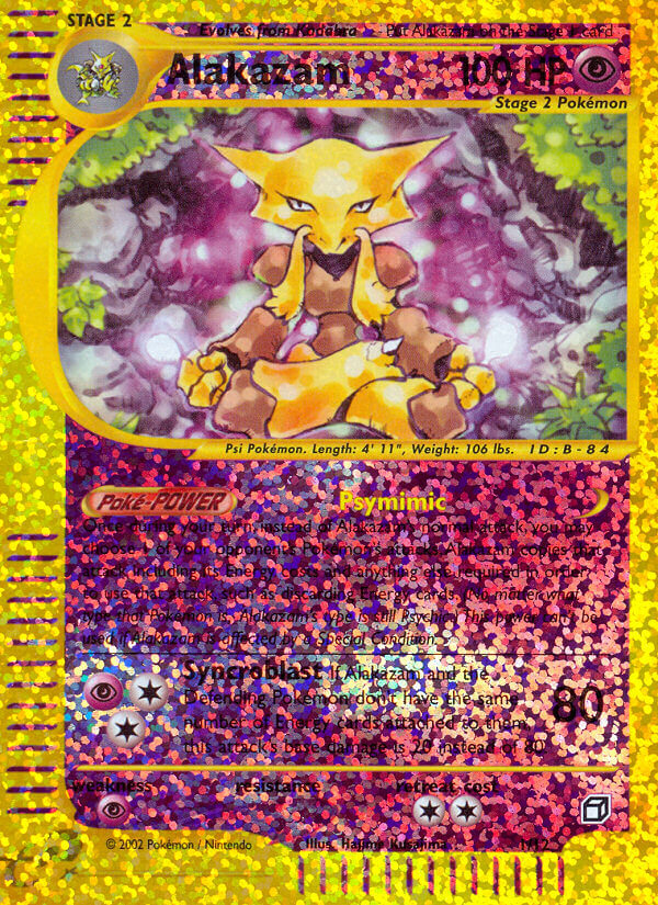 Alakazam (1/12) [Box Topper] | Shuffle n Cut Hobbies & Games