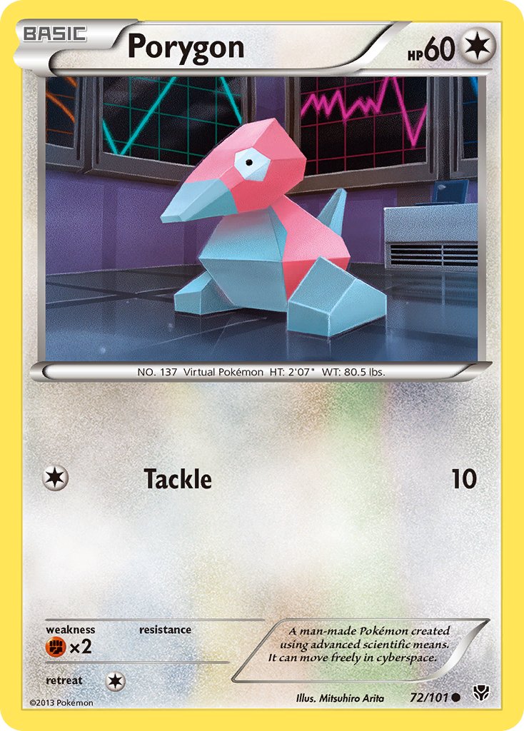 Porygon (72/101) [Black & White: Plasma Blast] | Shuffle n Cut Hobbies & Games