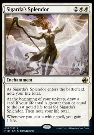 Sigarda's Splendor (Promo Pack) [Innistrad: Midnight Hunt Promos] | Shuffle n Cut Hobbies & Games