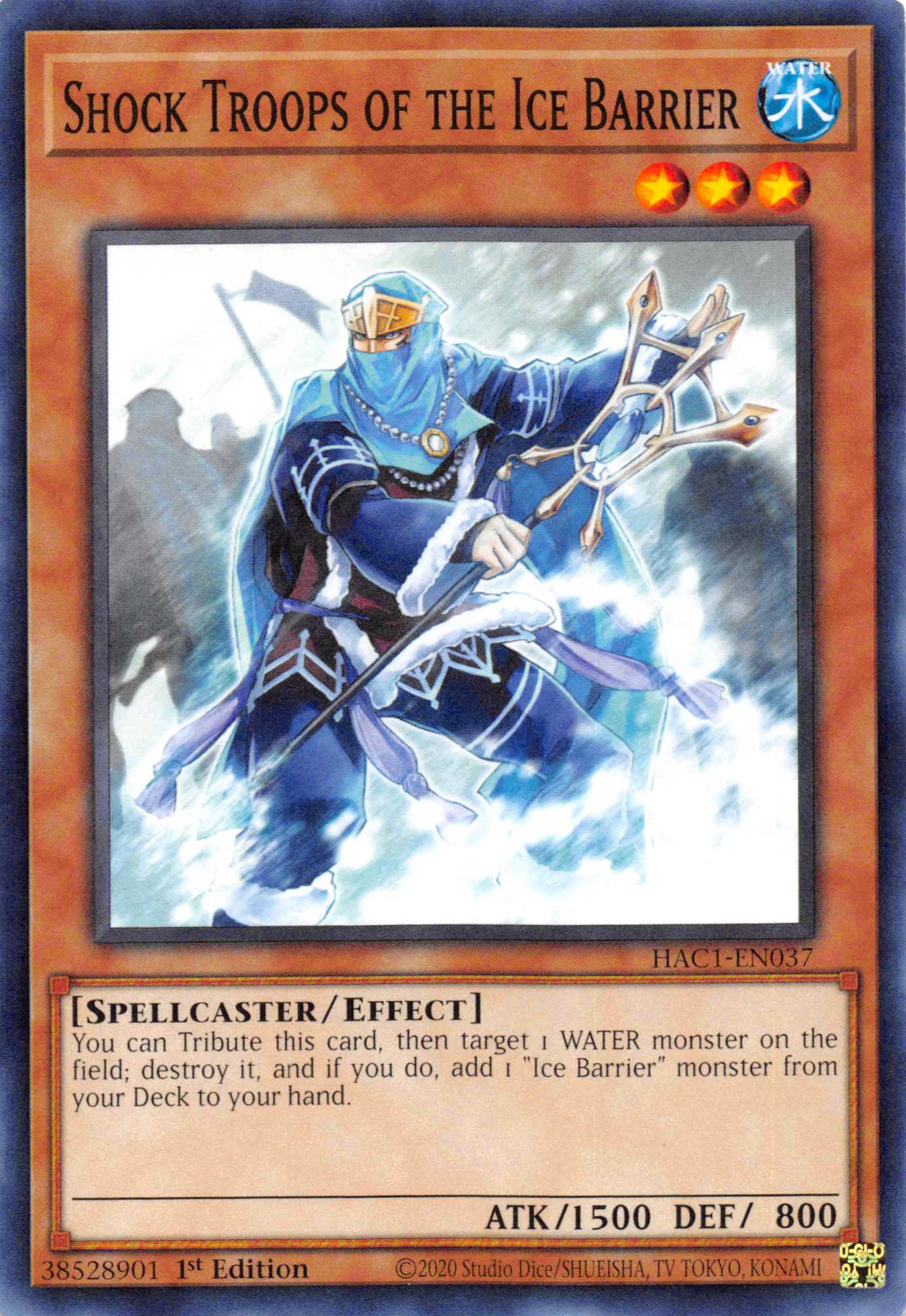 Shock Troops of the Ice Barrier [HAC1-EN037] Common | Shuffle n Cut Hobbies & Games