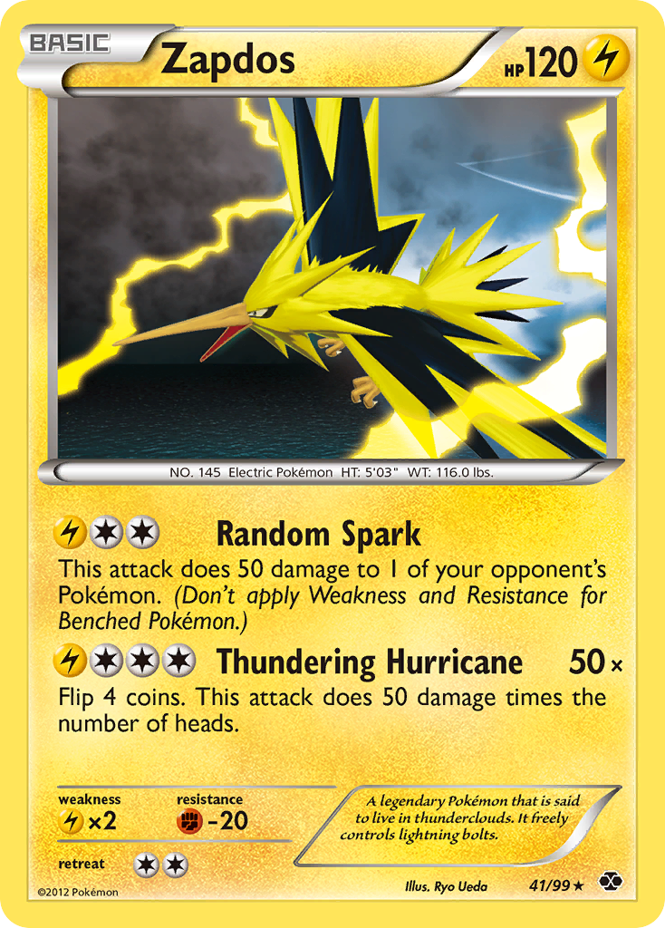 Zapdos (41/99) [Black & White: Next Destinies] | Shuffle n Cut Hobbies & Games